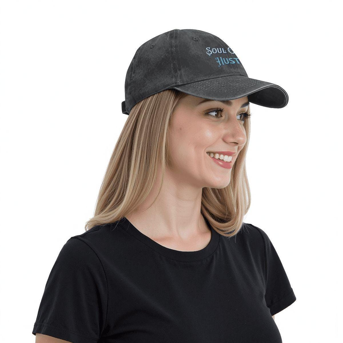 Unisex Washed Denim Baseball Cap - Estrella & The Stars