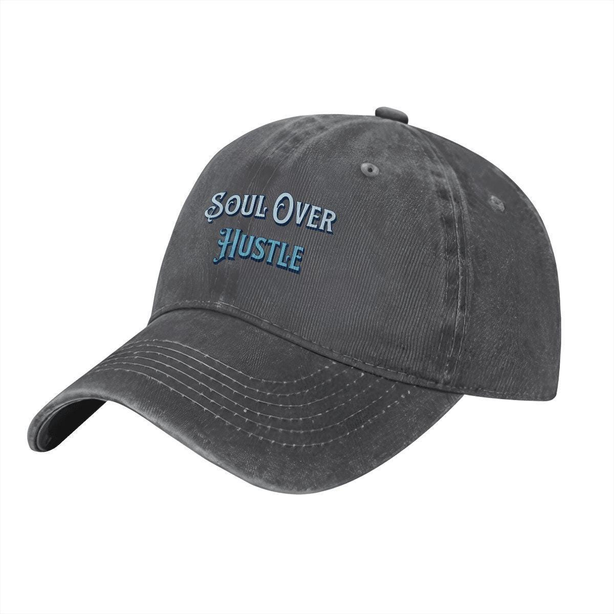 Unisex Washed Denim Baseball Cap - Estrella & The Stars