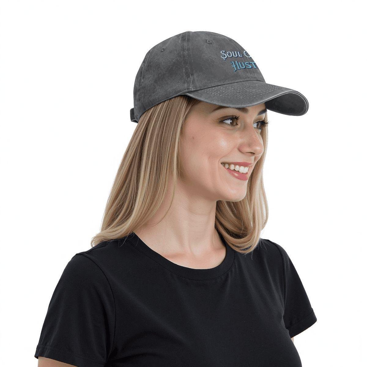 Unisex Washed Denim Baseball Cap - Estrella & The Stars
