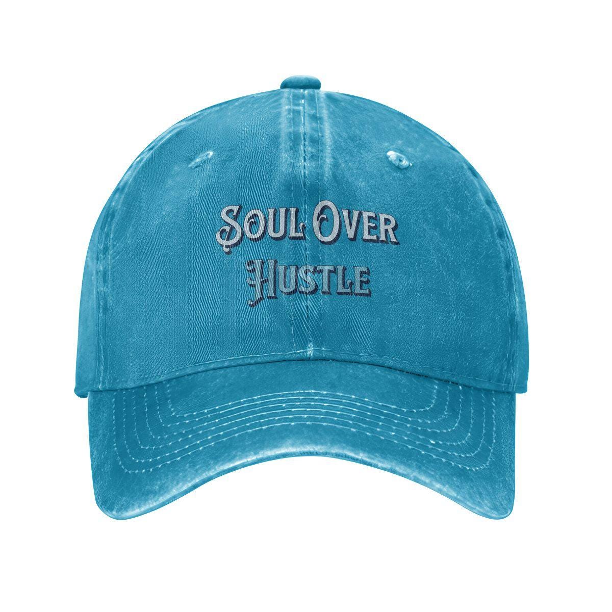 Unisex Washed Denim Baseball Cap - Estrella & The Stars