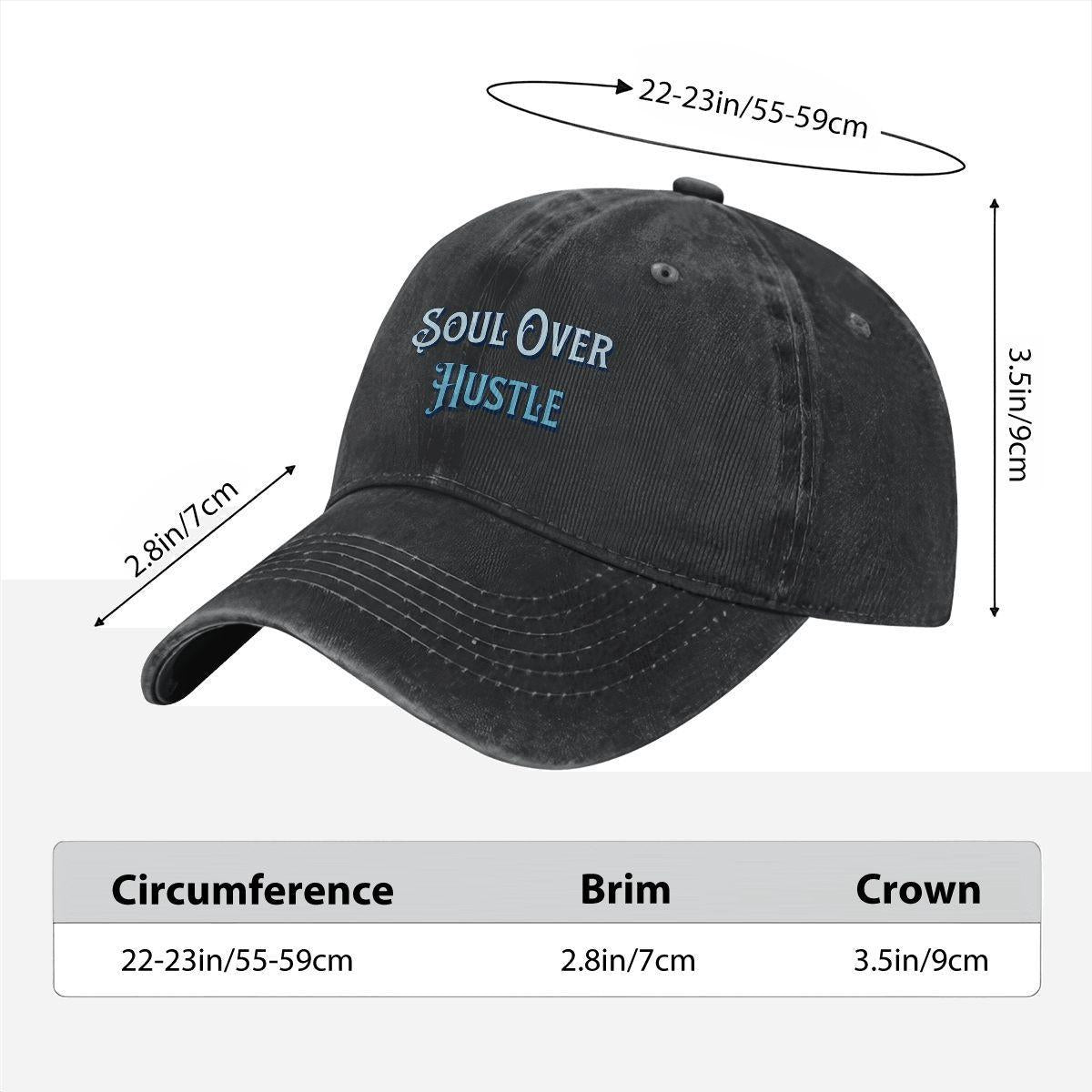 Unisex Washed Denim Baseball Cap - Estrella & The Stars