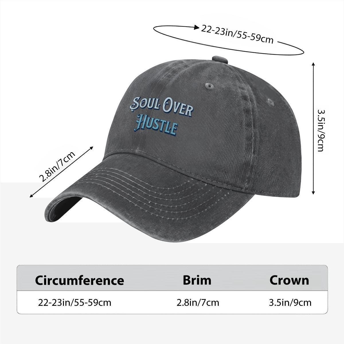 Unisex Washed Denim Baseball Cap - Estrella & The Stars