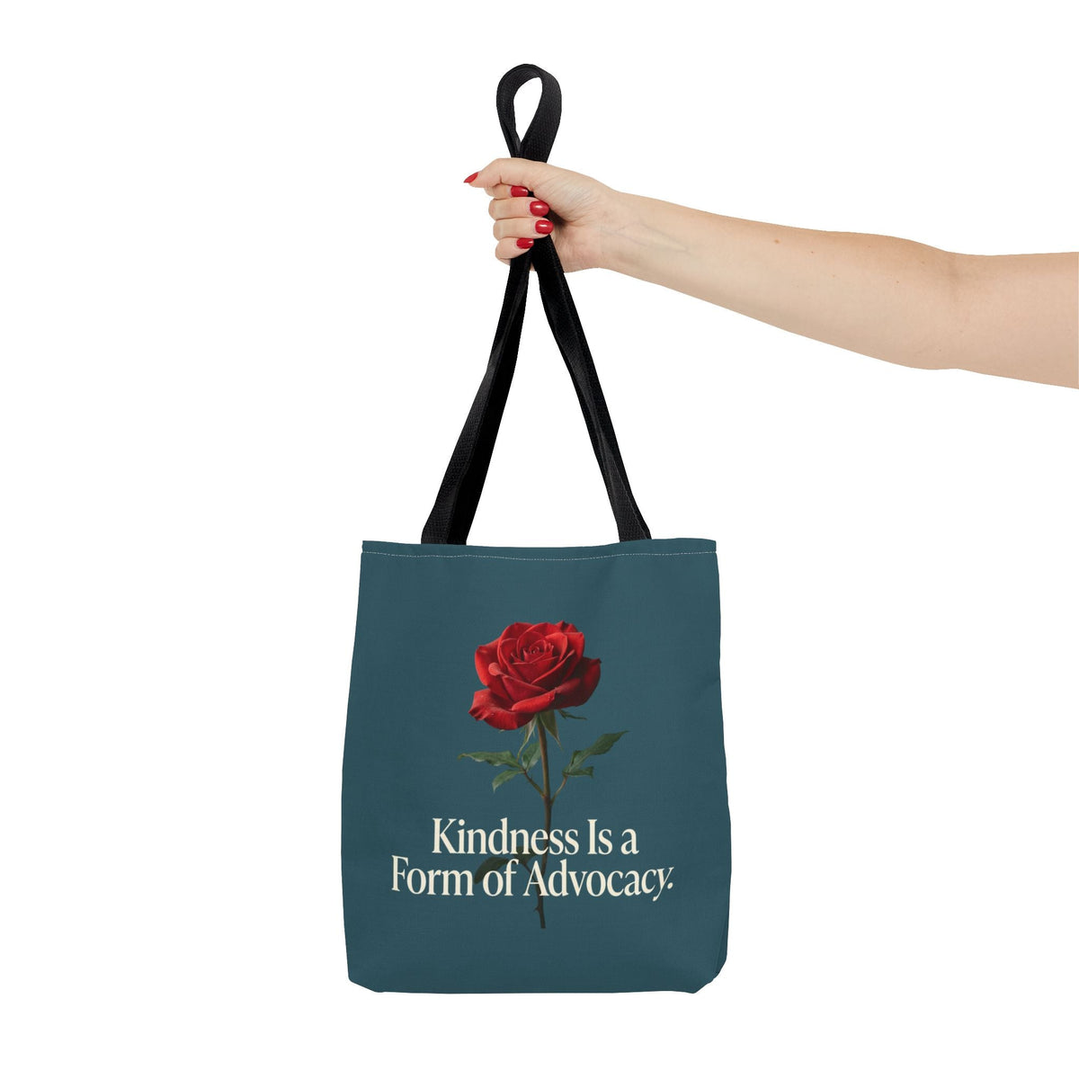 Kindness Is a Form of Advocacy Rose Tote Bag - Estrella & The Stars