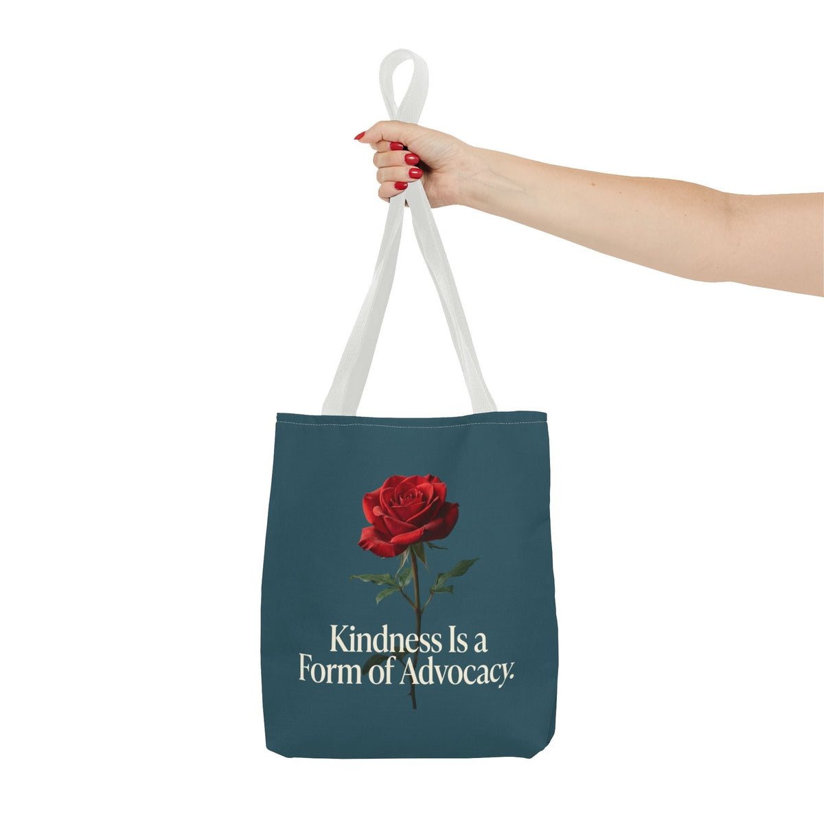 Kindness Is a Form of Advocacy Rose Tote Bag - Estrella & The Stars