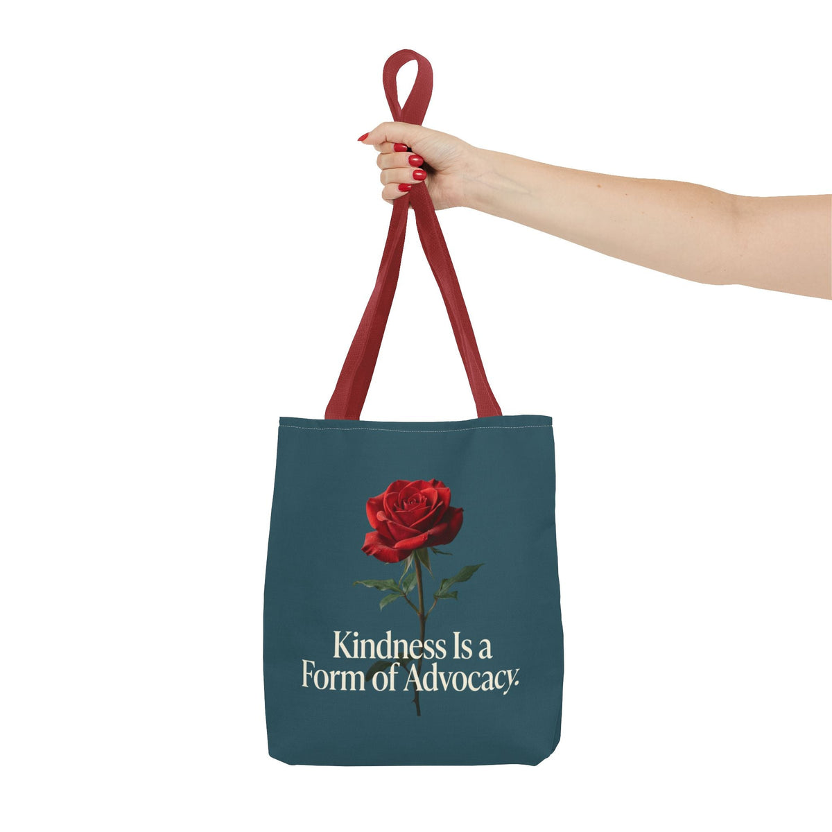 Kindness Is a Form of Advocacy Rose Tote Bag - Estrella & The Stars