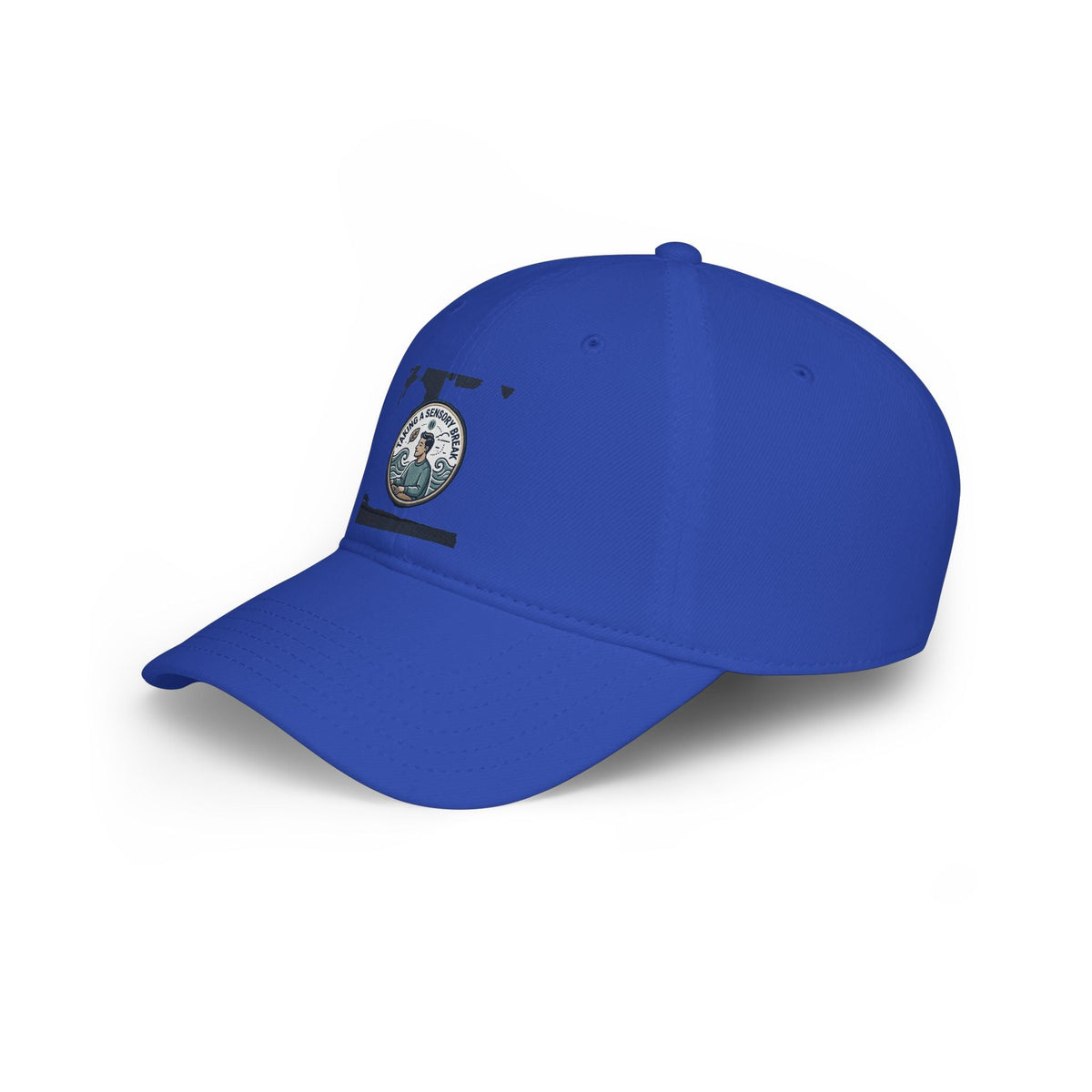 Low Profile Baseball Cap — 'Sea Captain' Vintage Nautical Embroidered Patch - Estrella & The Stars