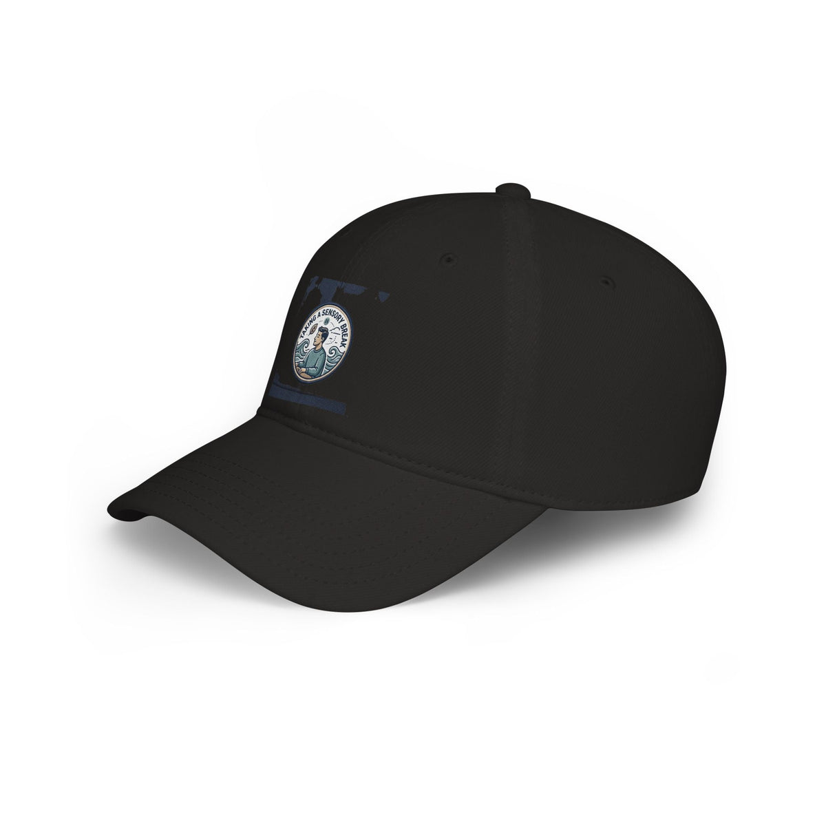 Low Profile Baseball Cap — 'Sea Captain' Vintage Nautical Embroidered Patch - Estrella & The Stars