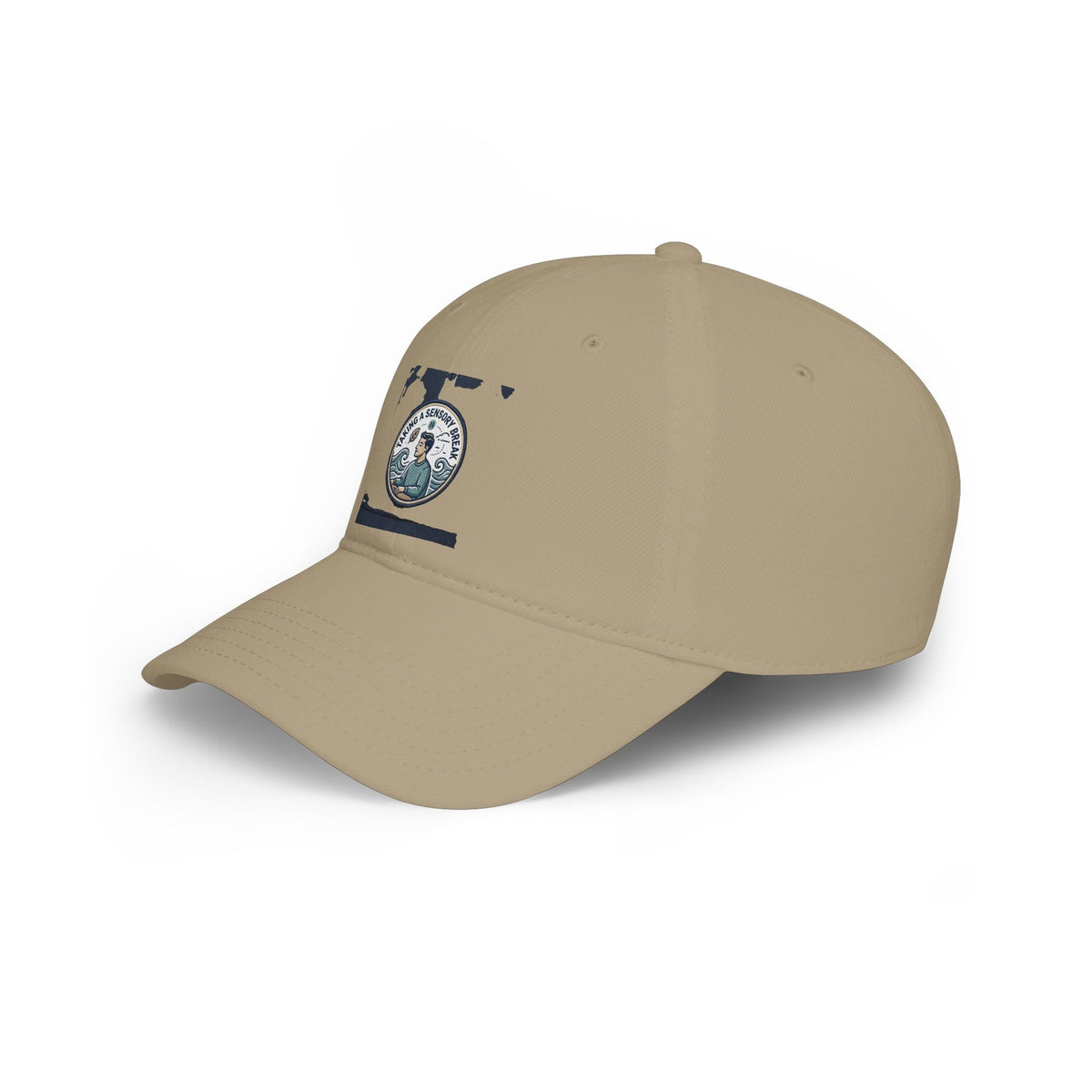 Low Profile Baseball Cap — 'Sea Captain' Vintage Nautical Embroidered Patch - Estrella & The Stars