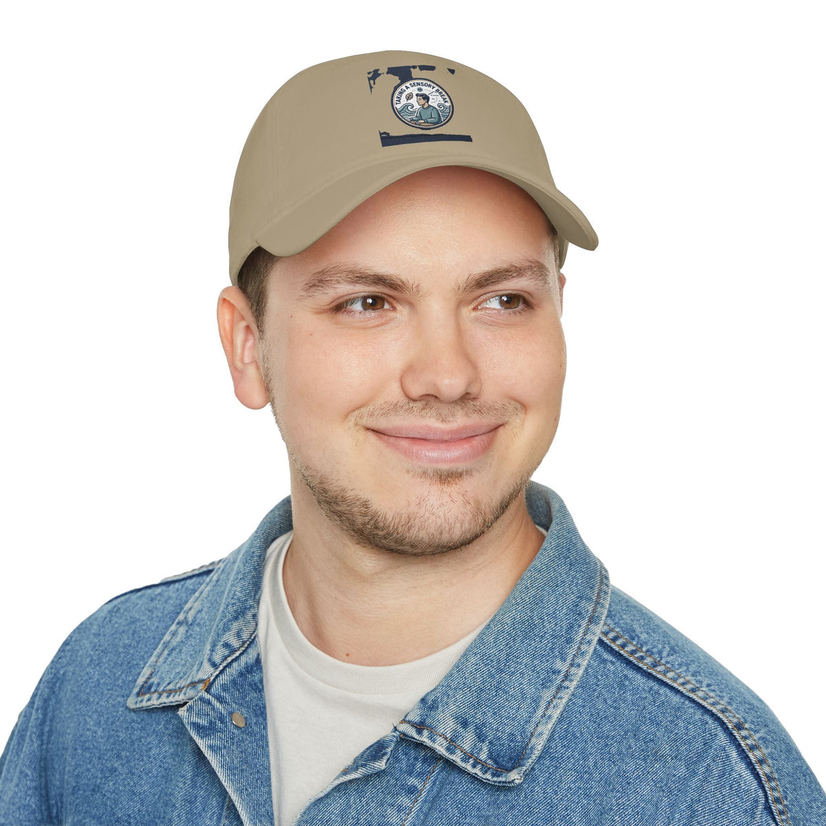 Low Profile Baseball Cap — 'Sea Captain' Vintage Nautical Embroidered Patch - Estrella & The Stars