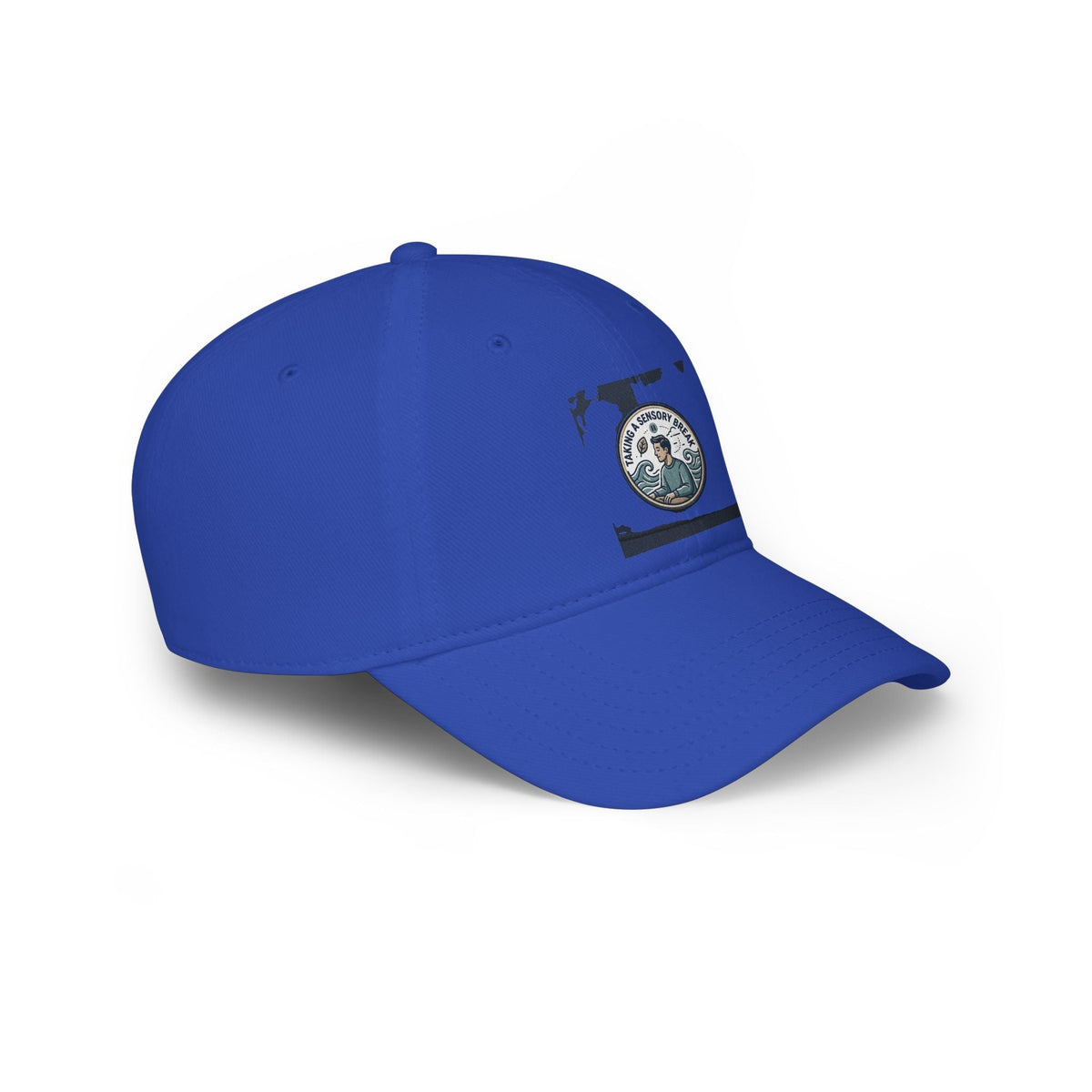 Low Profile Baseball Cap — 'Sea Captain' Vintage Nautical Embroidered Patch - Estrella & The Stars