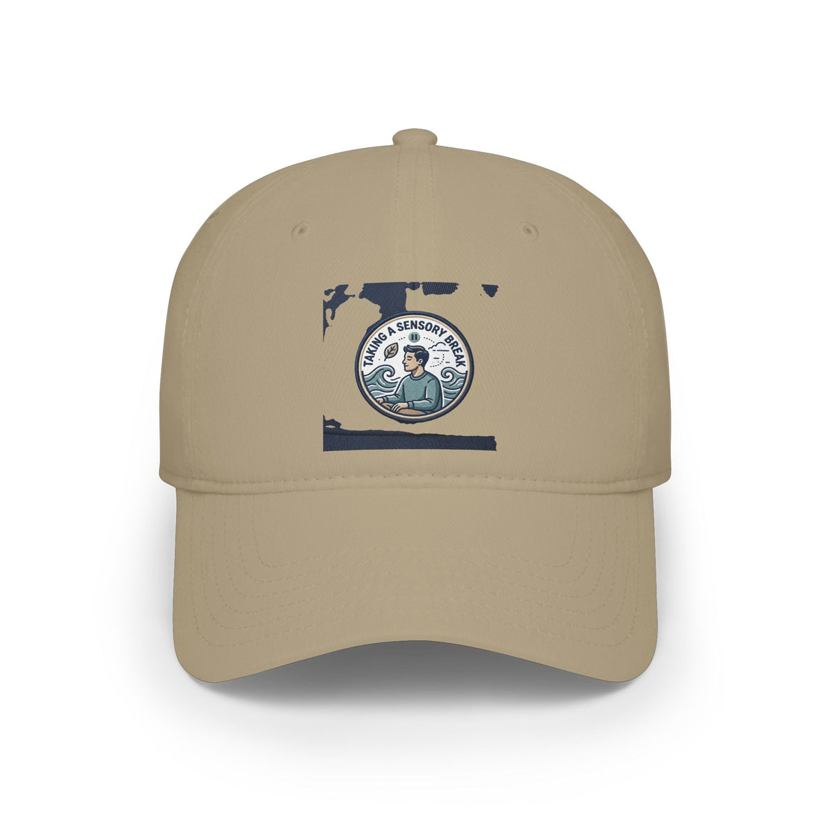 Low Profile Baseball Cap — 'Sea Captain' Vintage Nautical Embroidered Patch - Estrella & The Stars