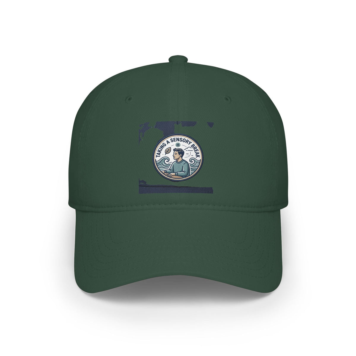 Low Profile Baseball Cap — 'Sea Captain' Vintage Nautical Embroidered Patch - Estrella & The Stars