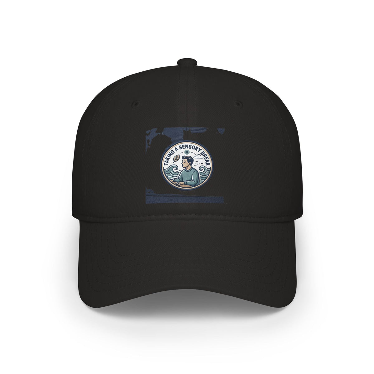Low Profile Baseball Cap — 'Sea Captain' Vintage Nautical Embroidered Patch - Estrella & The Stars