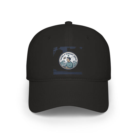 Low Profile Baseball Cap — 'Sea Captain' Vintage Nautical Embroidered Patch - Estrella & The Stars