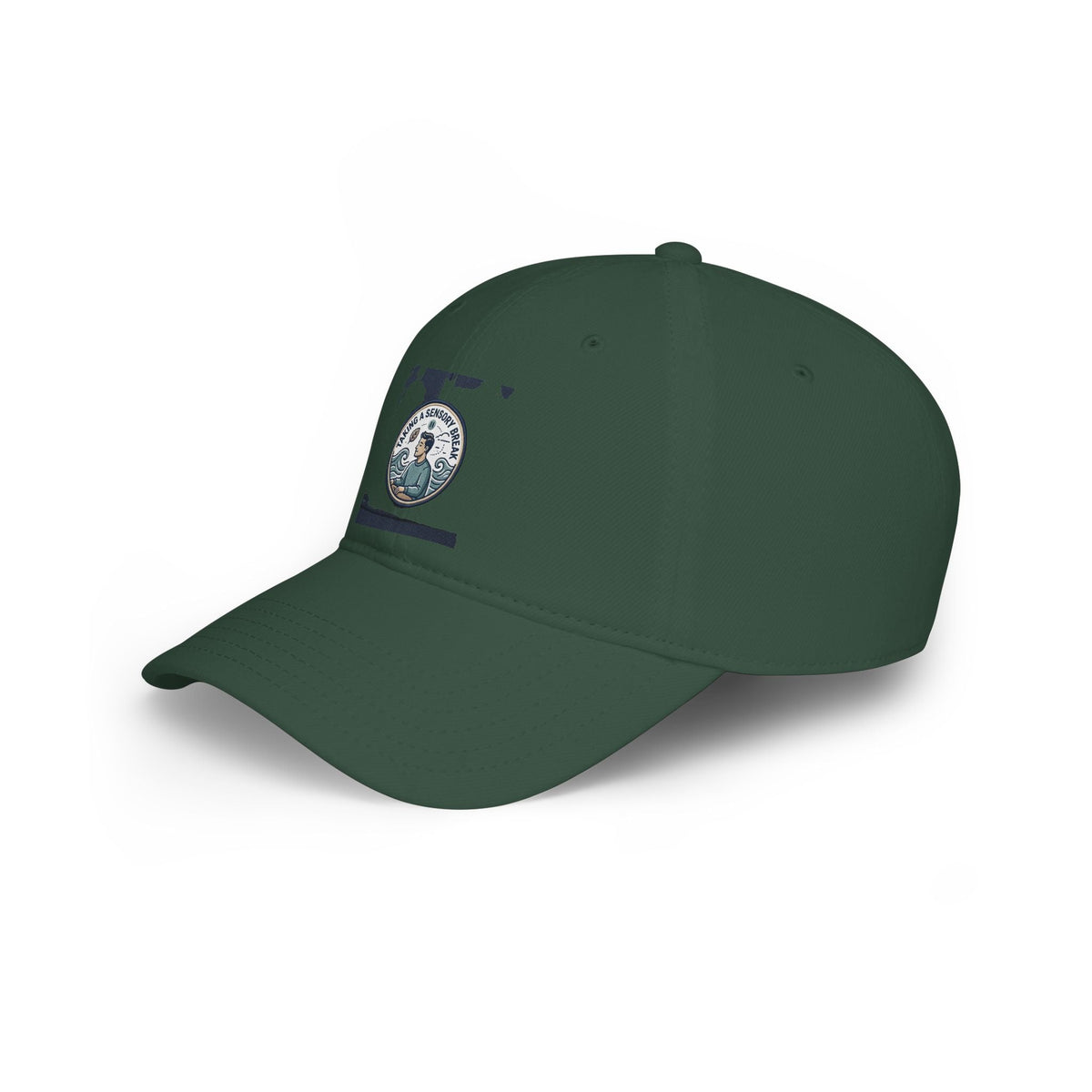 Low Profile Baseball Cap — 'Sea Captain' Vintage Nautical Embroidered Patch - Estrella & The Stars