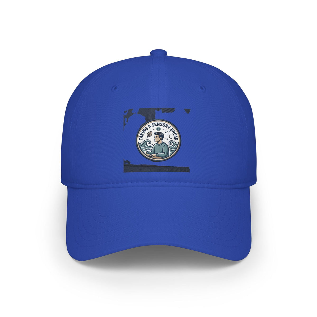 Low Profile Baseball Cap — 'Sea Captain' Vintage Nautical Embroidered Patch - Estrella & The Stars