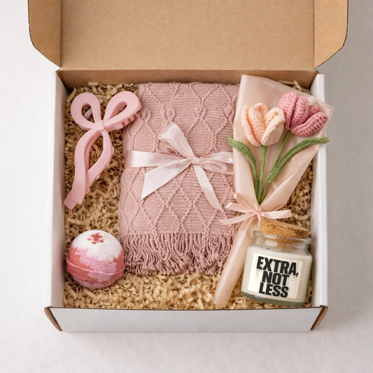 Extra Not Less – Luxury Blush & Bloom Wellness Gift Set - Estrella & The Stars