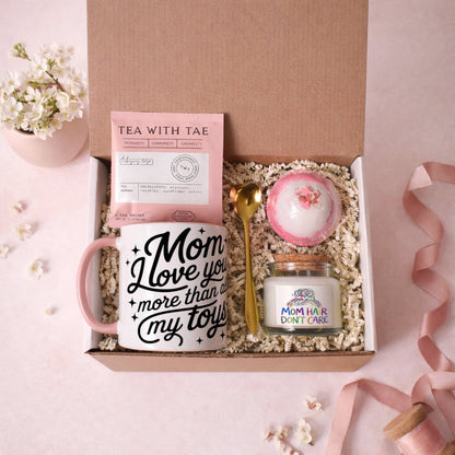 Mom, I Love You More Than My Toys – Relax, Sip & Unwind Gift Set - Estrella & The Stars