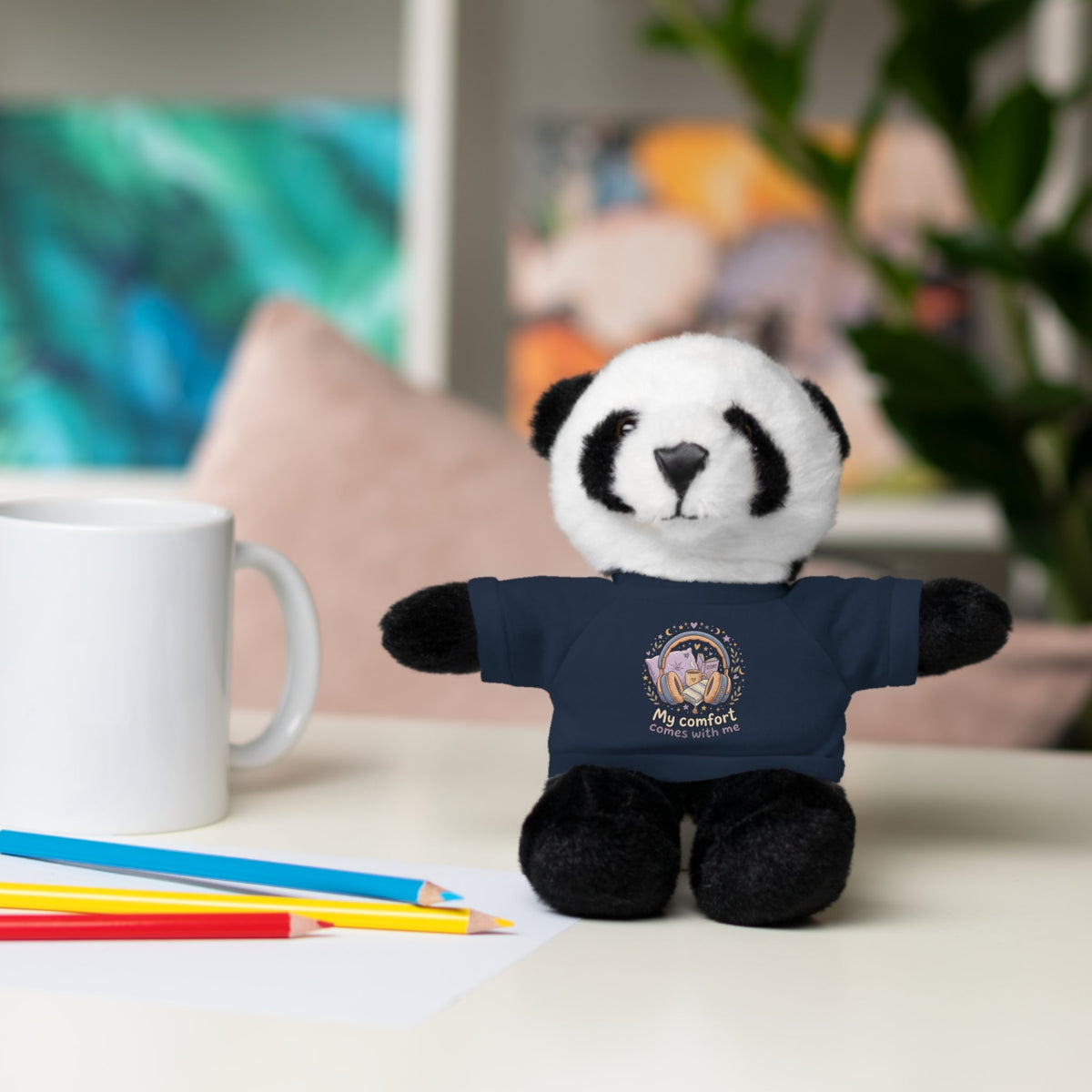 Plush Bear with Tee – "My Comfort Starts With You" Comforting Gift Teddy - Estrella & The Stars