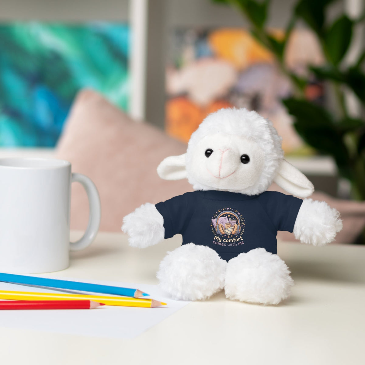 Plush Bear with Tee – "My Comfort Starts With You" Comforting Gift Teddy - Estrella & The Stars