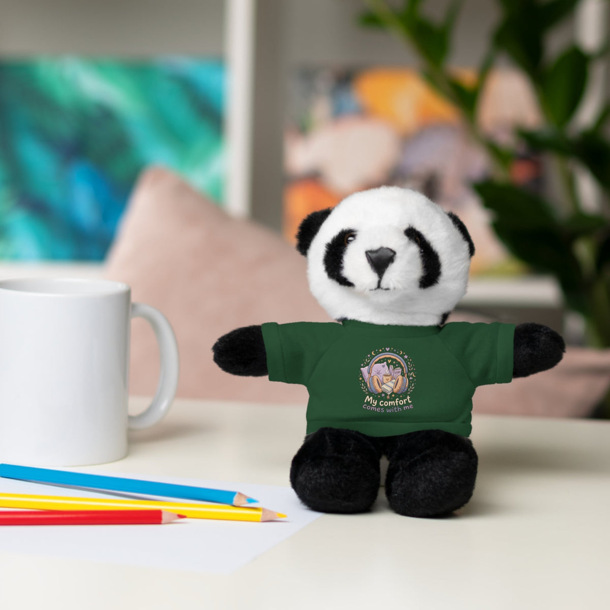 Plush Bear with Tee – "My Comfort Starts With You" Comforting Gift Teddy - Estrella & The Stars