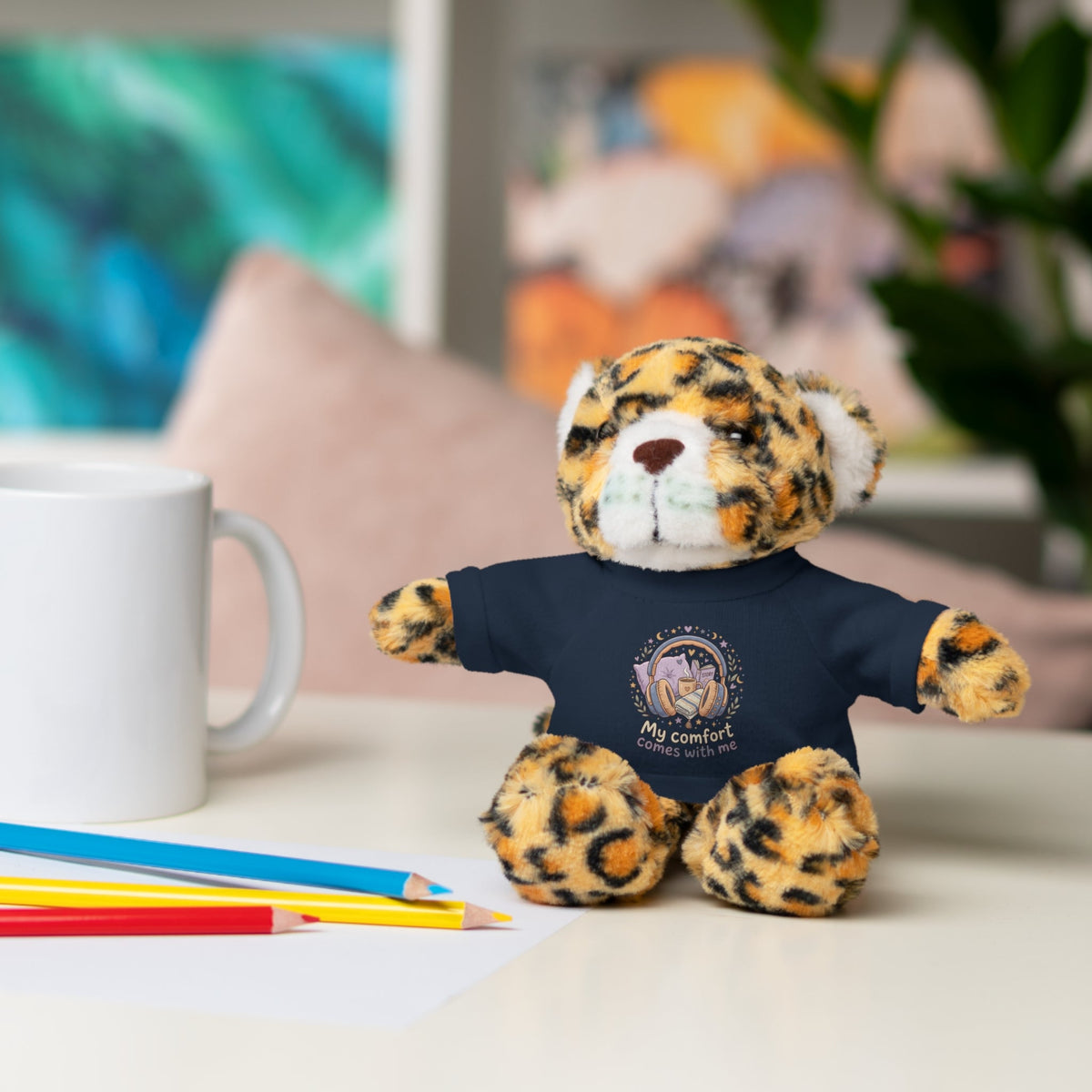 Plush Bear with Tee – "My Comfort Starts With You" Comforting Gift Teddy - Estrella & The Stars