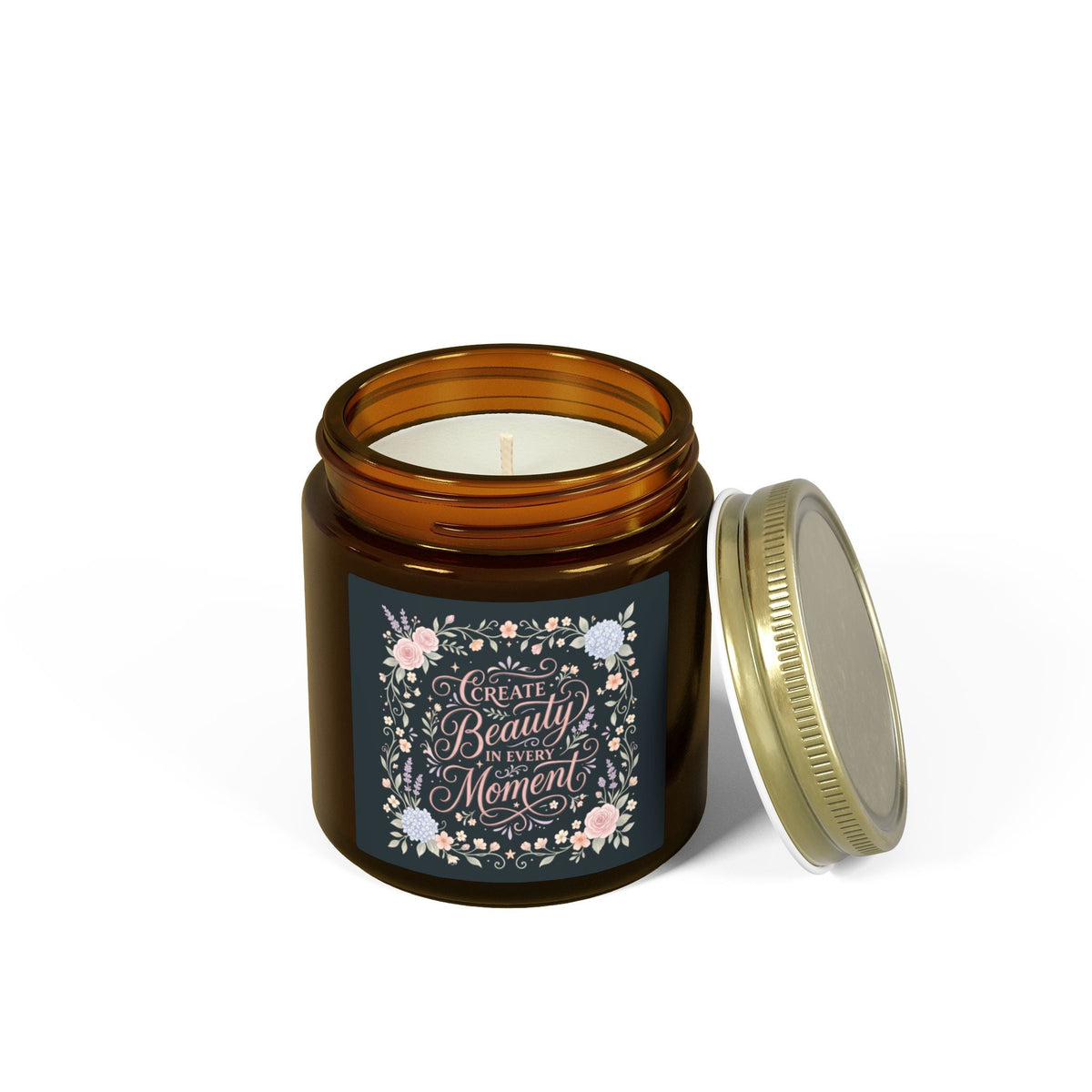 Scented Candle — Coconut Apricot Wax (Create Beauty in Every Moment) - Estrella & The Stars