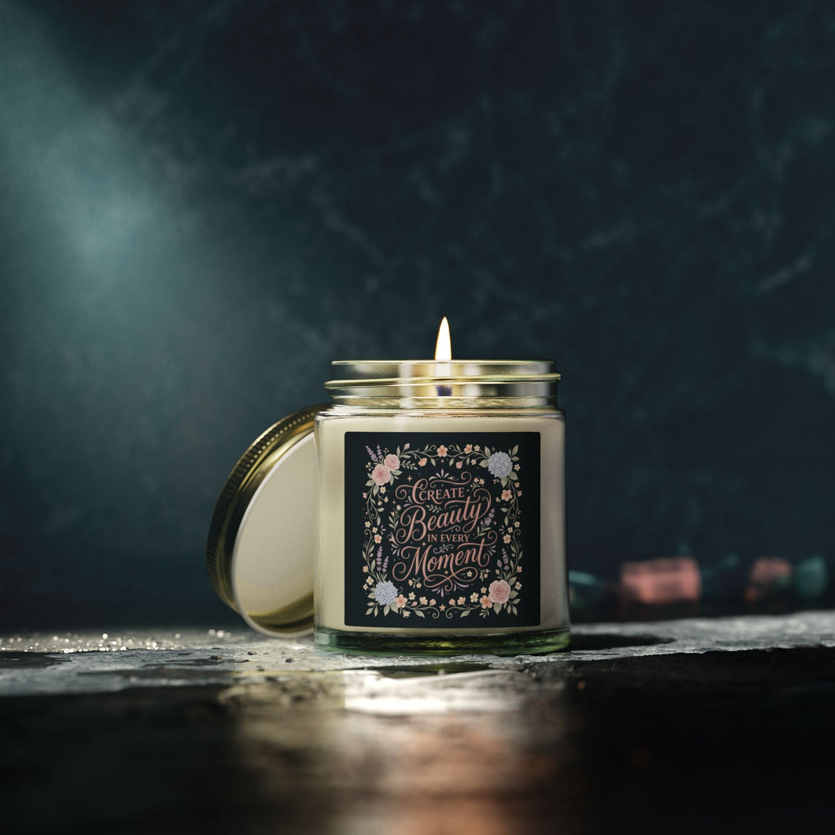 Scented Candle — Coconut Apricot Wax (Create Beauty in Every Moment) - Estrella & The Stars