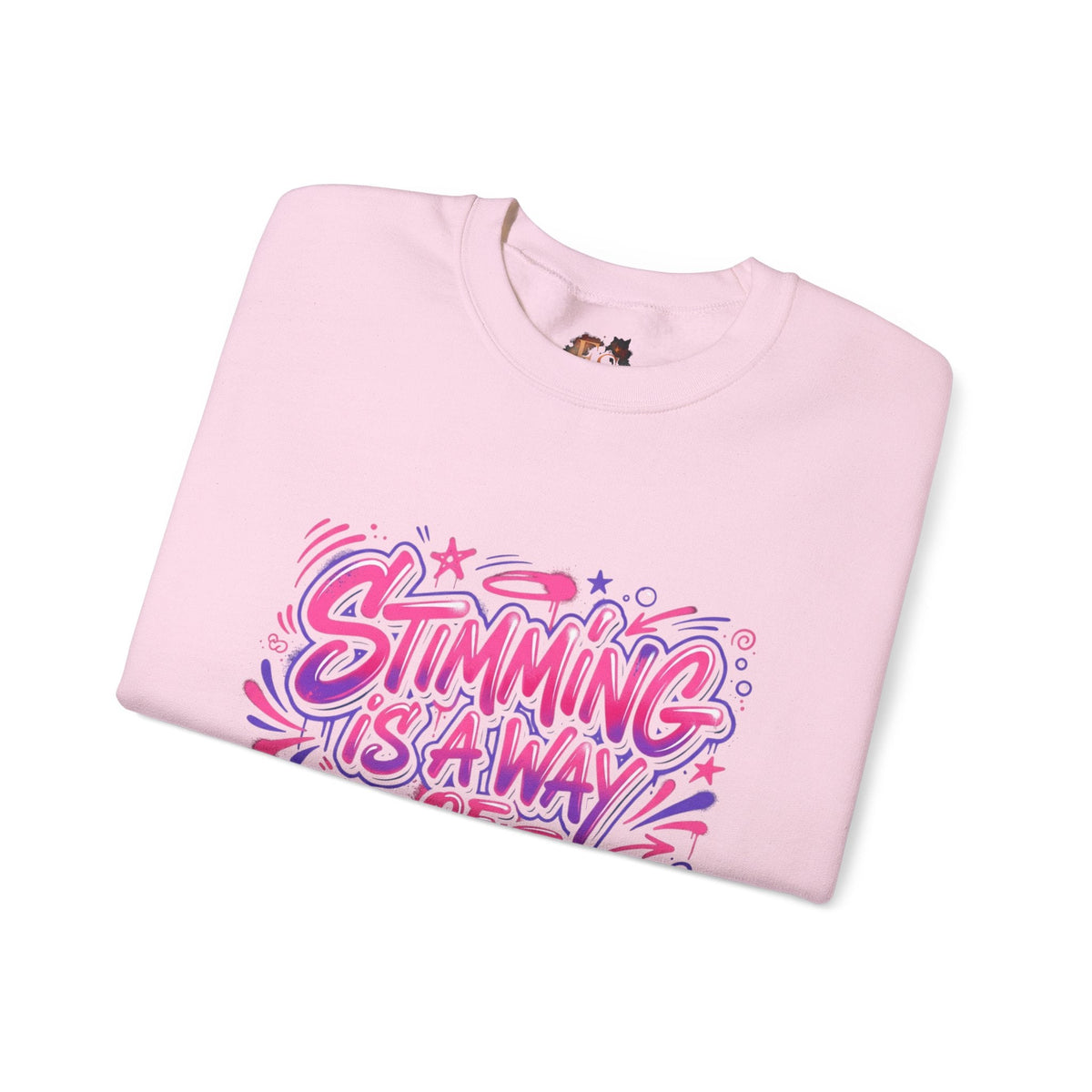 Stimming Is A Way Of Regulating Crewneck Sweatshirt — Neurodivergent Autism Pride Pullover - Estrella & The Stars