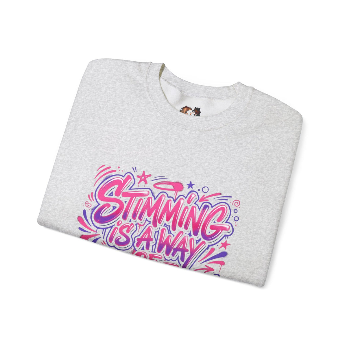 Stimming Is A Way Of Regulating Crewneck Sweatshirt — Neurodivergent Autism Pride Pullover - Estrella & The Stars