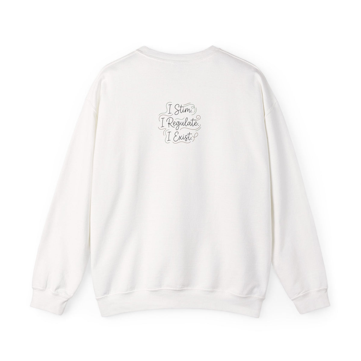 Stimming Is A Way Of Regulating Crewneck Sweatshirt — Neurodivergent Autism Pride Pullover - Estrella & The Stars