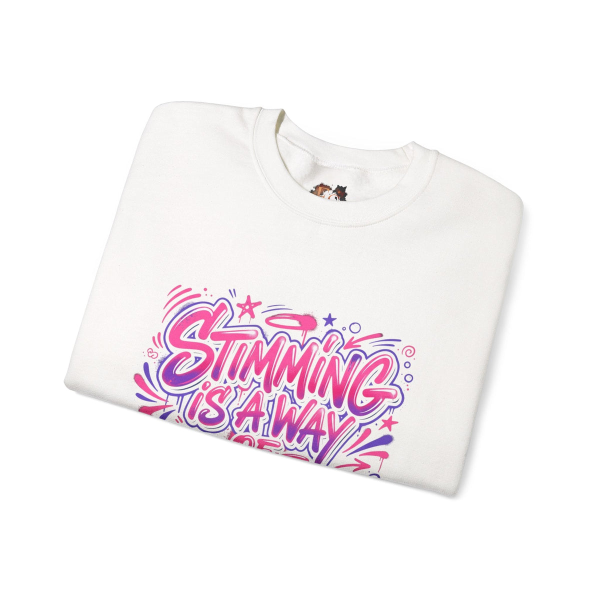 Stimming Is A Way Of Regulating Crewneck Sweatshirt — Neurodivergent Autism Pride Pullover - Estrella & The Stars