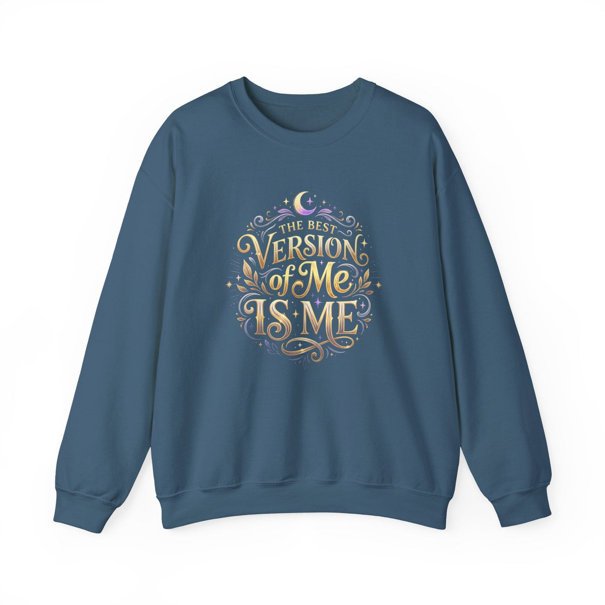 The Best Version of Me Crewneck Sweatshirt – Inspirational Self-Love Pullover - Estrella & The Stars