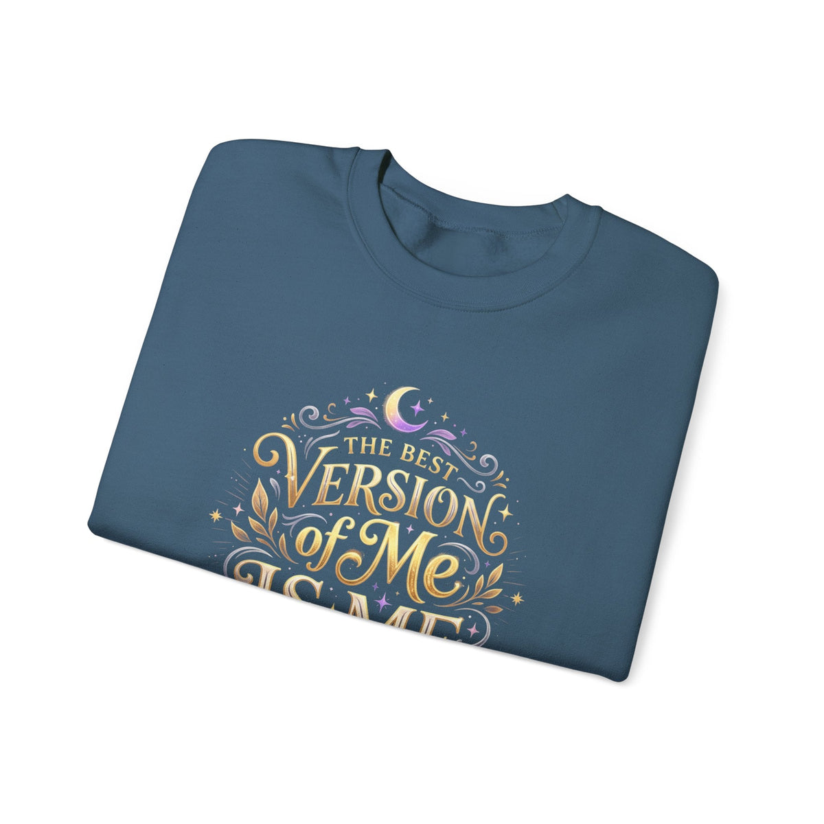 The Best Version of Me Crewneck Sweatshirt – Inspirational Self-Love Pullover - Estrella & The Stars