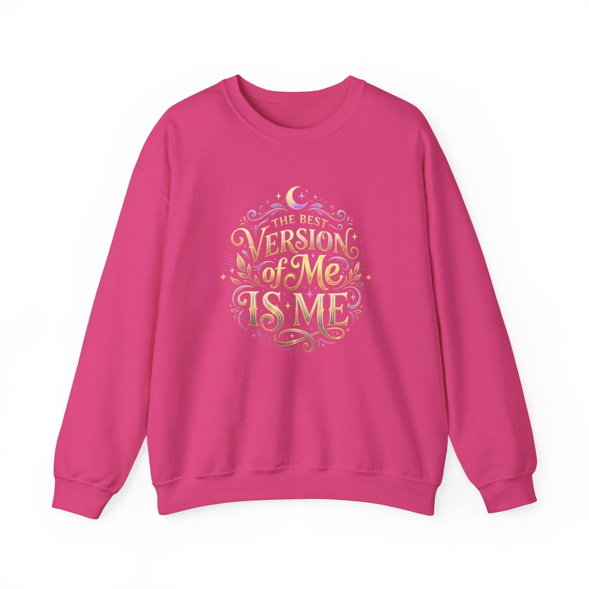 The Best Version of Me Crewneck Sweatshirt – Inspirational Self-Love Pullover - Estrella & The Stars