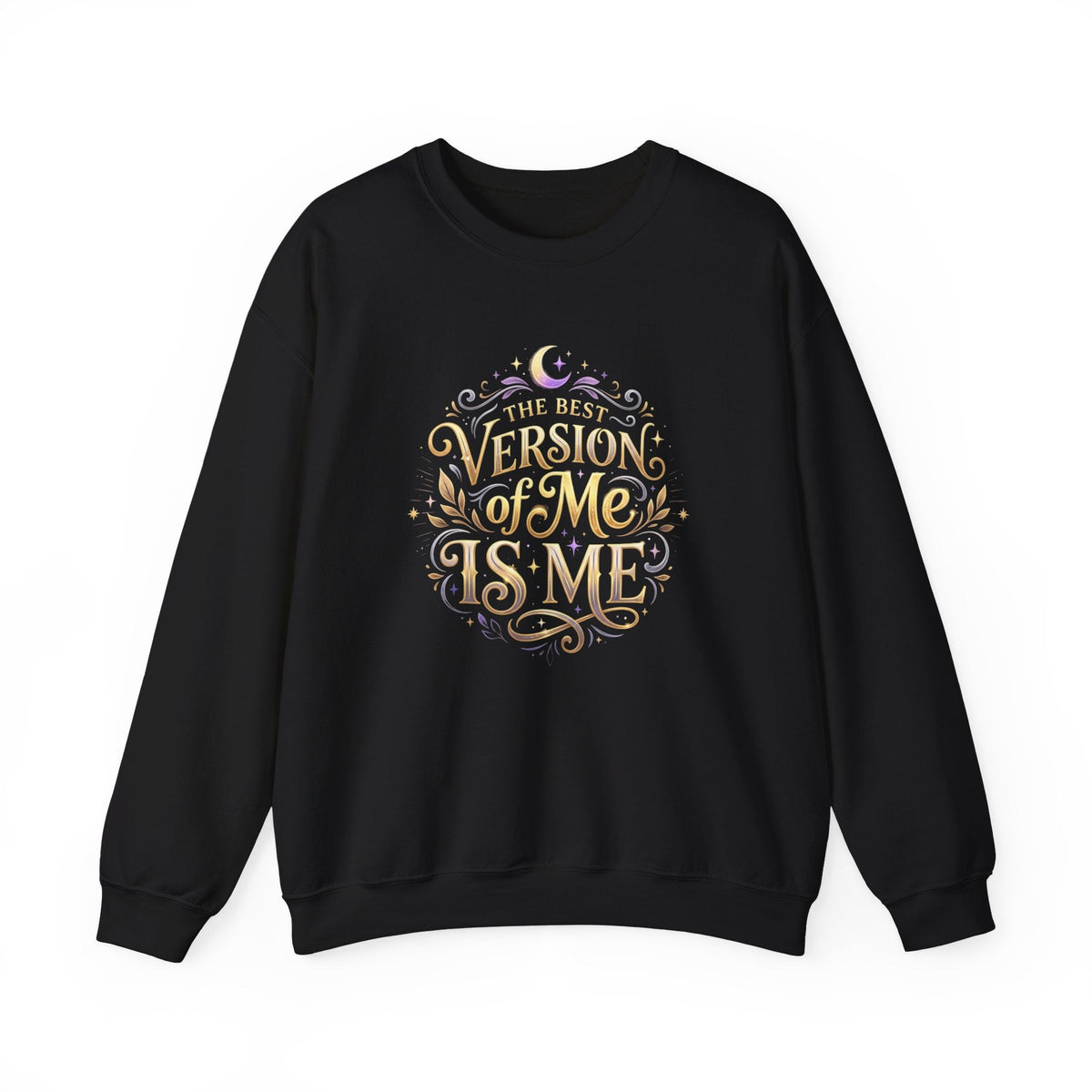 The Best Version of Me Crewneck Sweatshirt – Inspirational Self-Love Pullover - Estrella & The Stars
