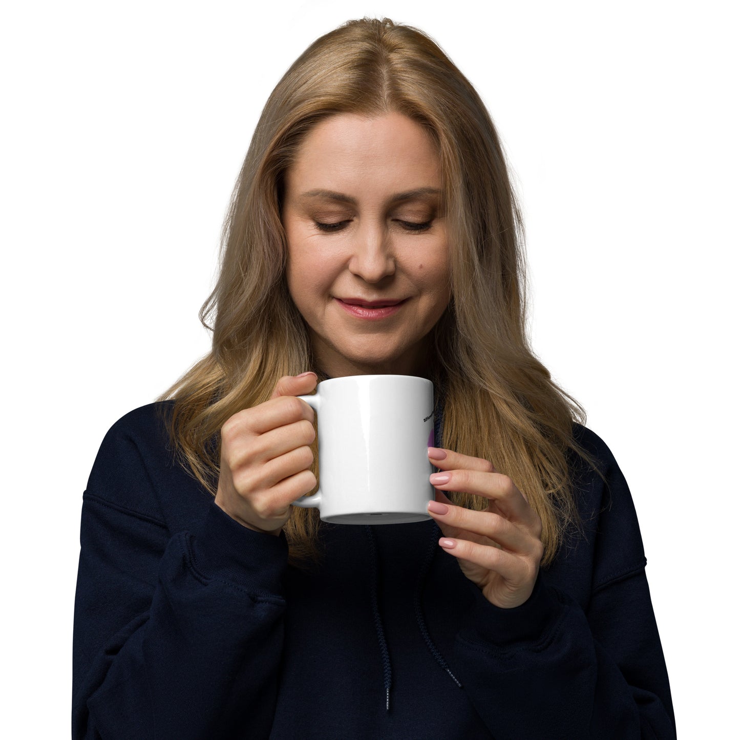 Glossy White Mug: Pure Elegance - Estrella & The Stars