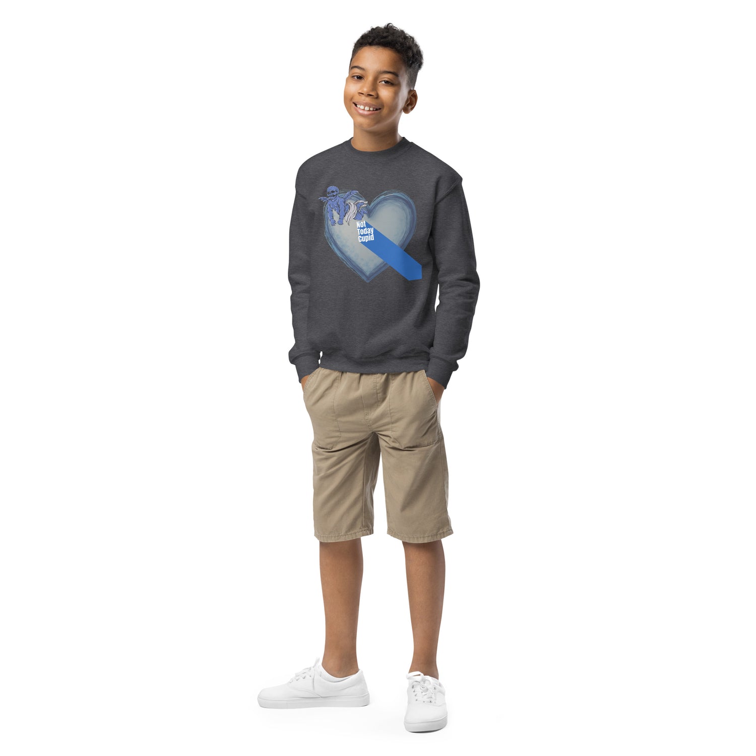 Cozy Youth Crewneck Sweatshirt - Ideal for Chilly Days - Estrella & The Stars