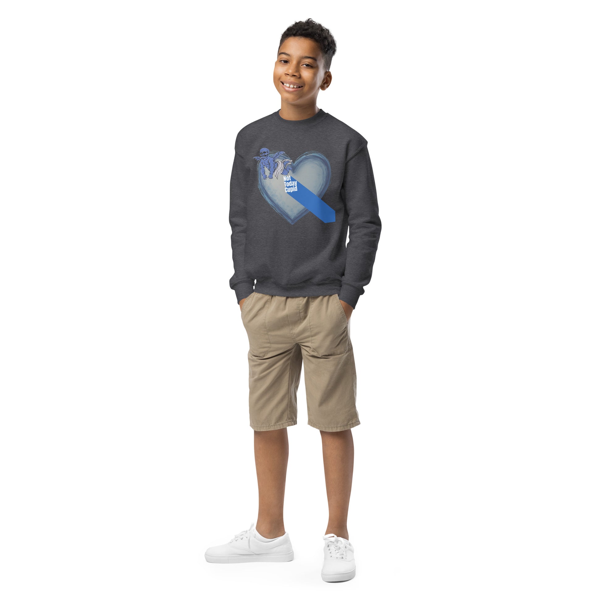 Cozy Youth Crewneck Sweatshirt - Ideal for Chilly Days - Estrella & The Stars